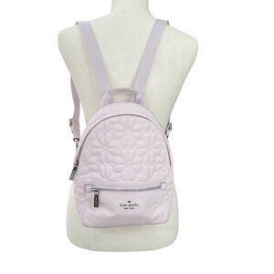 Kate Spade New York Quilted Flower Mini Backpack In Light Pink With Adjustable S